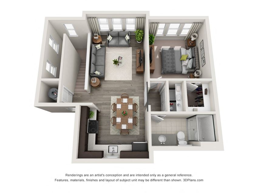 GA-02 Floor Plan GA-02 Floor Plan at Hudson at East, Florida, 32828